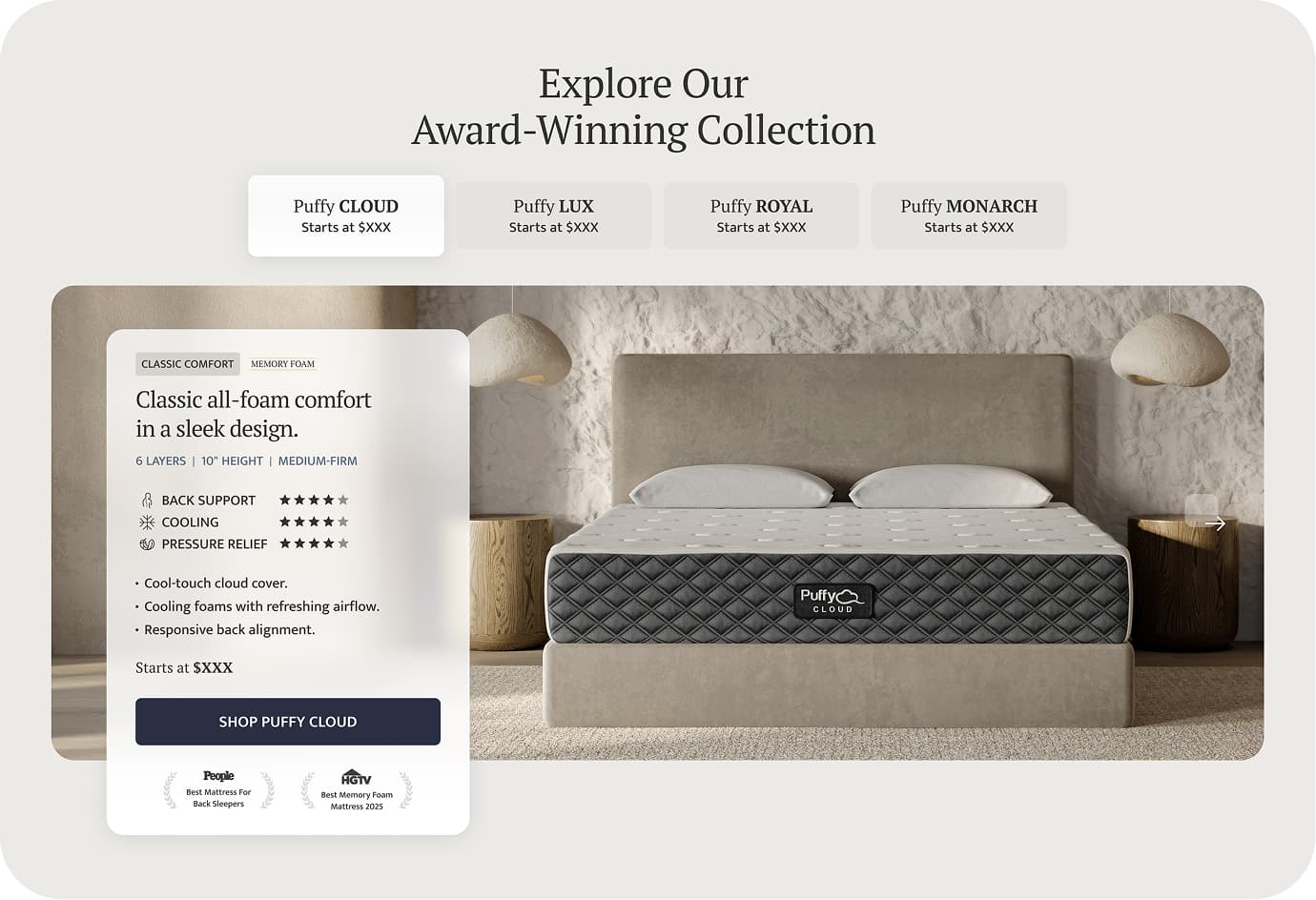 Product Features Page